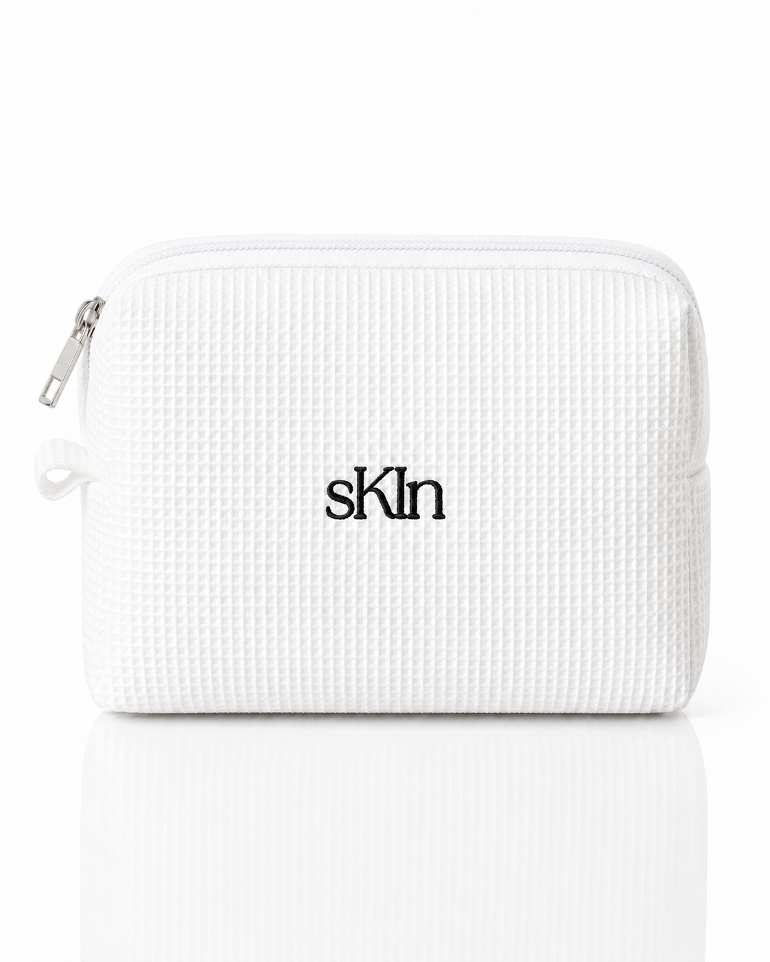 waffle knit bag