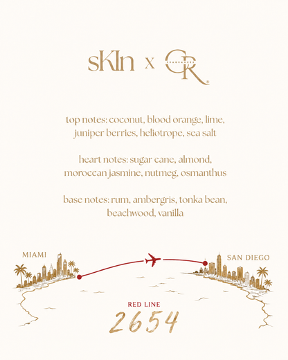 sKIn x 2654 city rhythm |  fragrance body oil
