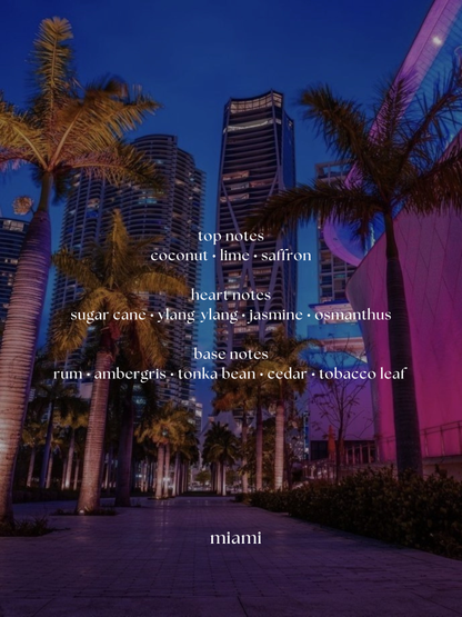 sKIn x miami city rhythm | fragrance body oil